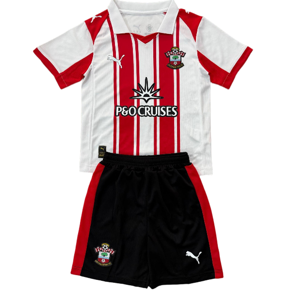 nuova prima magliette Southampton set completo bambino 2025/2026